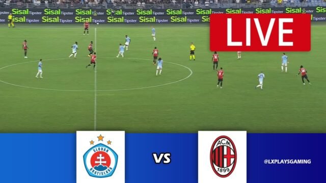 🔴[LIVE] Slovan Bratislava vs AC Milan | UEFA Champions League 24/25 | Match Live Today